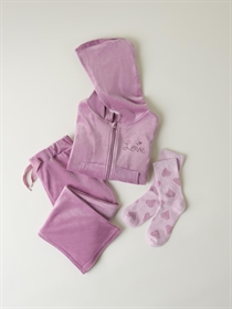 NAME IT Velour Bukser Ragna Mauve Orchid